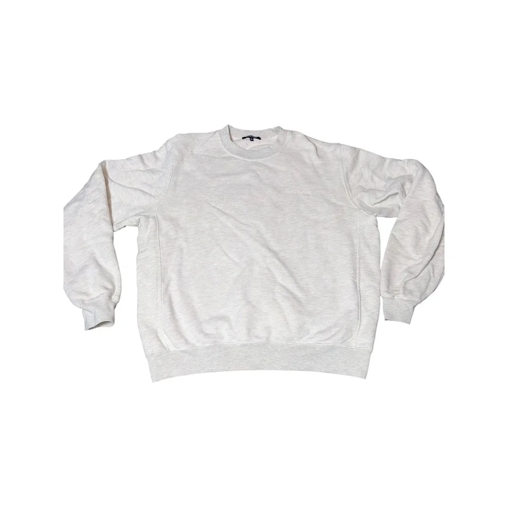 Madhappy Mens Heritage Crewneck Sweatshirt Heather‎ Grey Embroidered Logo Large